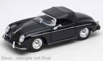Porsche 356 A Speedster, čierna