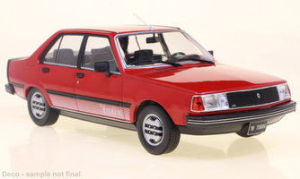 Renault 18 turbo, červená, 1980