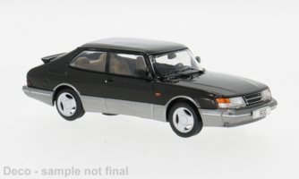 Saab 900 Turbo, čierny, 1988