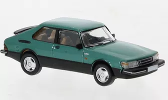 Saab 900 Turbo, metalická zelená, 1986