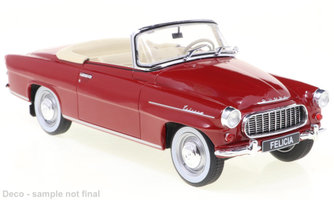 Skoda Felicia Convertible, červená , 1959