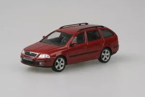 Skoda Octavia II Combi (2004) Rot Flamenco Metallic