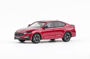 Škoda Octavia IV RS (2020) - Červená Volcano Metalíza