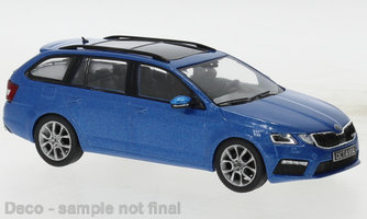 Škoda Octavia RS (III), metalízová-modrá, 2014