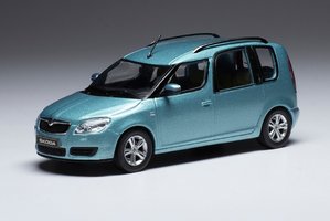 Skoda Roomster, metallic-hellblau, 2007