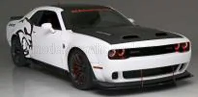 SOLIDO - DODGE - CHALLENGER SRT HELLCAT COUPE 2020 - WHITE BLACK