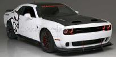 SOLIDO - DODGE - CHALLENGER SRT HELLCAT COUPE 2020 - WHITE BLACK