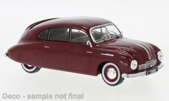 Tatra T600, červená, 1950