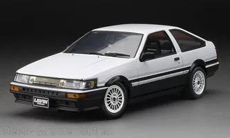 Toyota Corolla Levin (AE86), bielo/čierna, 1985
