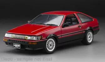 Toyota Corolla Levin (AE86), red/black, 1985