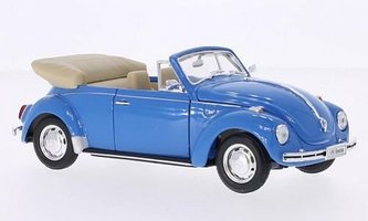 VW Beetle Cabriolet, svetlo modrá