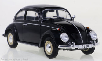 VW Beetle, čierna, 1960