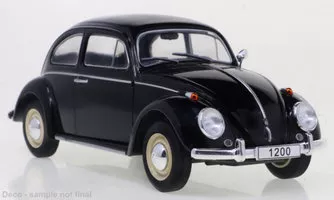 VW Beetle, čierna, 1960