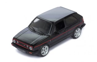 VW Golf II GTI, metallic-schwarz/rot, 1984