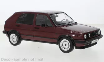 VW Golf II GTI, metalíza tmavo-červená, 1984