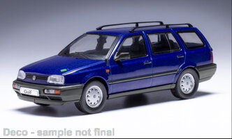 VW Golf III Variant, Metallic Blue, rosa Floyd, 1994