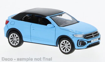 VW T-Roc Cabrio geschlossen, hellblau, 2022