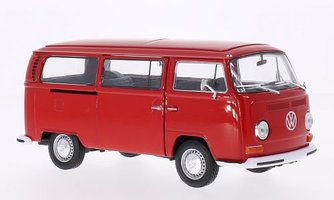 VW T2 bus, červená, 1972