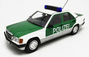 MERCEDES BENZ - 190E (W201) POLIZEI GERMANY 1993 - bílá, zelená