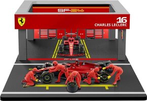  Ferrari SF-24 #55 + Pitbox Set (2024)