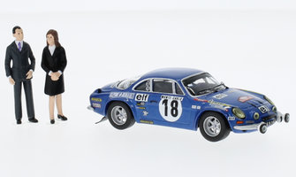 Alpine Renault 1800 S, No.18, Rally Monte Carlo, Víťaz Monte Carlo s 2 figurkami