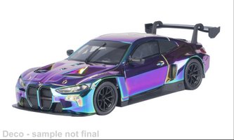 BMW M4 GT3 Fialová/modrá