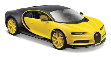 Bugatti Chiron, žltá/čierna