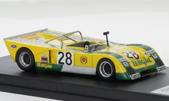 Chevron B21, RHD, No.28, Vila Real, J.Juncadella, 1974