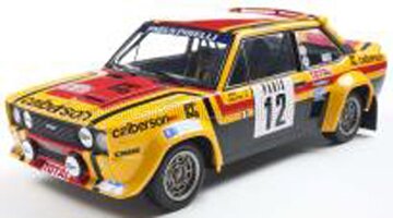 FIAT - 131 ABARTH TEAM CALBERSON N 12 7th RALLY MONTECARLO 1980 MICHELLE MOUTON - ANNIE ARRII - YELLOW BLACK RED