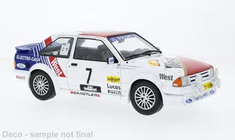 Ford Escort MK III RS Turbo, No.7, Haspengouw Rally, S.Andervang/A.Schoonenwolf, 1985