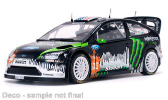 Ford Focus RS WRC, No.43, Monster, Castle Coombe Circuit, K.Block, 2010