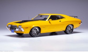 Ford Gran Torino Sport, žltý, 1972