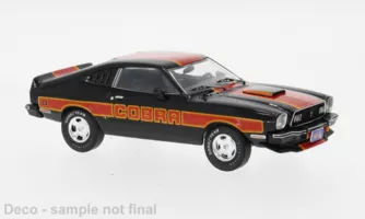Ford Mustang II Cobra, čierna/dekor, 1977