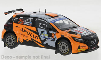 Hyundai i20 N, No.25, WRC2, Rally Sweden, G.Linnamae/J.Morgan, 2023