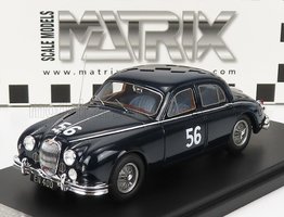 JAGUAR MKII 3.4 LITRE N 56 WINNER BRAND HATCH SALOON CAR RACE 1957 ČIERNA