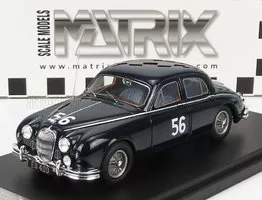 JAGUAR MKII 3.4 LITRE N 56 WINNER BRAND HATCH SALOON CAR RACE 1957 ČIERNA