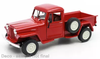 Jeep Willys, red, 1947