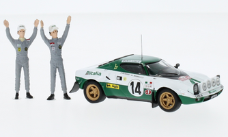 Lancia Stratos HF, No.14, Rally Monte Carlo , Winner Monte Carlo Series 1 with figurines 1975