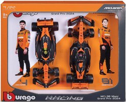McLAREN - SET F1 2x MCL38 tim  MCLAREN N 4 sezóna 2024