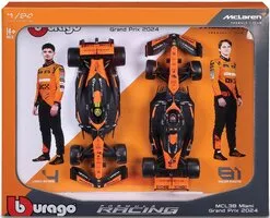 McLAREN - SET F1 2x MCL38 tim  MCLAREN N 4 sezóna 2024