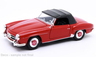 Mercedes 190 SL (W121), red/black