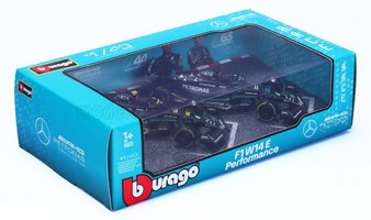MERCEDES GP - SET F1 2X W14 TEAM MERCEDES-AMG PETRONAS FORMULA ONE 2023 N 44 HAMILTON + N 63 SEASON RUSSEL
