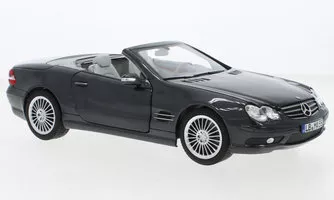 Mercedes SL 55 AMG (R230), čierna metalíza, 2001