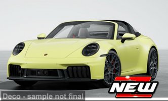 Porsche 911 (992.2) Targa 4 GTS Hybrid, svetlo žltá, 2025