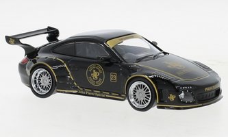 Porsche 997, čierna/Decorated, John Player Special, Basis, No.23