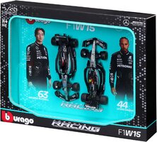 Set of 2 Mercedes AMG Petronas F1 W15, 2024