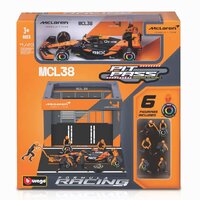 Set F1 McLAREN MCL38 #4 Miami Grand Prix 2024 + Pitbox  