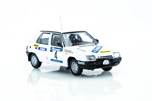 Skoda Favorit 136L, No.4, Rallye Valsská Zima, L.Krecek/B.Motl, 1989