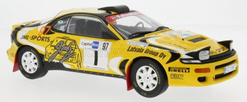 Toyota celica GT4 turbo N 97 rally yellow