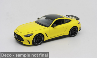 Welly car, Mercedes AMG GT, yellow-black